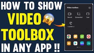 How To Enable Video Tool Box In Redmi Note 8 || Video Toolbox Not Showing