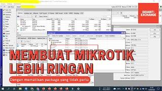 Membuat Mikrotik Lebih Ringan dengan Mematikan Package yang tidak diperlukan