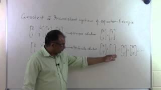 Chapter04.05: Lesson: Consistent and Inconsistent System of Equations: Example