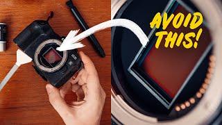 How to CLEAN Your Mirrorless CAMERA SENSOR? (the RIGHT way)