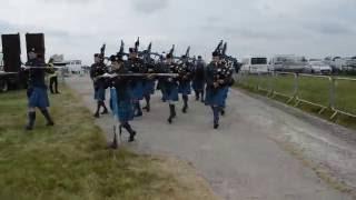 The pipers at RIAT-2016, part 1 / Волынщики на RIAT-2016, часть 1