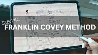 How I use the Franklin Covey method + FREE digital planner!!!