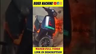 ola electric scooter s1 pro on fire #Shorts