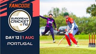  FanCode European Cricket T10 Portugal, 2022 | Night 12 | T10 Live Cricket