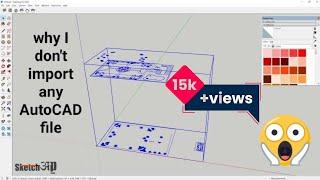 import autocad file in sketchup