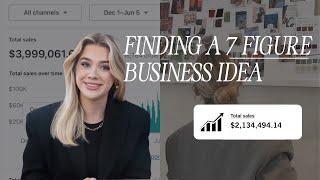 How To Actually Come Up With a 7-Figure Business Idea (+ using AI to help)