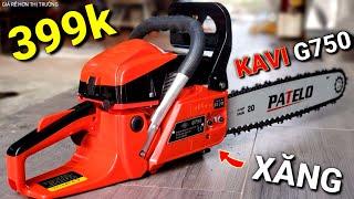 KAVI G750 Máy cưa xích chạy xăng động cơ 2 thì 52cc chính hãng KAVI