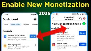 Unlock New Facebook Monetization Tools  | Fb Tools Lock problem Fix 2025