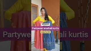 #amazonfinds partywear anarkali kurti set for women #amazon #kurti #haul #kurta #kurtis #anarkali