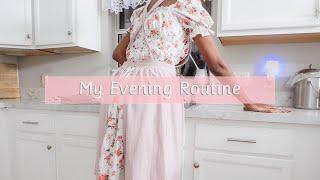 My Evening Routine | Night time Routine | Clean with me | Black Homemaker