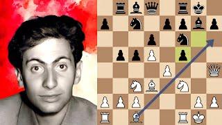 Mikhail Tal's Austrian Attack wins in 22 moves