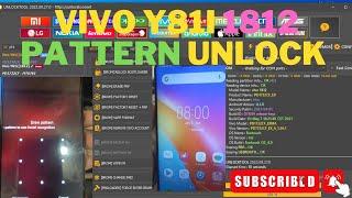 Vivo y81i 1812 pattern unlock frp one click unlock tool