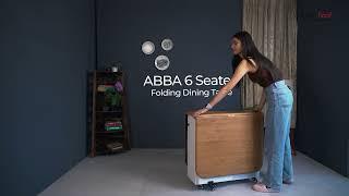 Abba Dining Table | Unfold Convenience, Fold Away Hassle | Studio Kook 