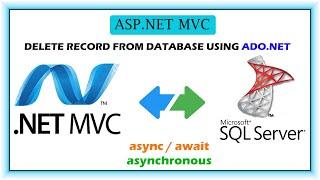 How to Delete Record From Database in MVC Using Ado.net async / await