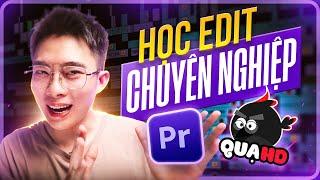 HỌC EDIT VIDEO CHUYÊN NGHIỆP CẤP TỐC cùng QuạHD - Full Skills cho người mới