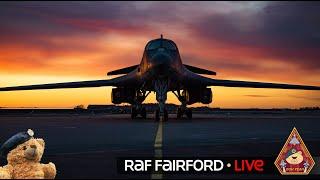 LIVE RAF FAIRFORD USAF B-52H BOMBER ARRIVAL & U-2 DRAGON LADY 07.11.24