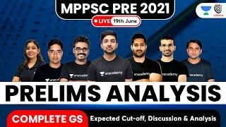MPPSC Pre 2021 | Paper 1 Analysis - Complete GS | Answer Key | MPPSC Prelims 2021 Expected Cutoff