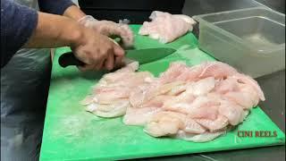 Apollo Fish ( Bone Less Fish ) Cutting Style Restaurants | USA | CiniReels