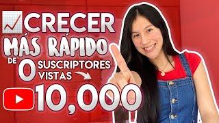 CÓMO CRECER EN YOUTUBE RÁPIDO 2021/ CÓMO GANAR SUSCRIPTORES Y VISTAS - Fátima Lozano