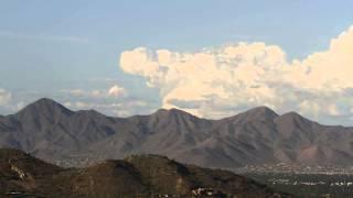 Timelapse of clouds over the McDowell Mountains