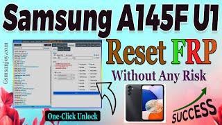 Samsung A145F U1 Reset FRP UNLOCK  One-CLICK BY DFT Pro #Gsmsanjoy