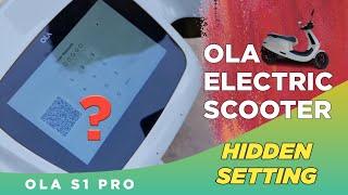 OLA Scooter Hidden Settings | OLA Scooter Update | WiFi Connection ~ OLA S1 PRO