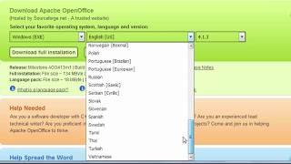 How to Download and Install Apache OpenOffice 4.1.3 on Windows