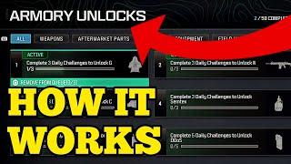 MW3 - How ARMORY UNLOCKS Work ( Unlock  Guns By Armory Unlock Challenges )