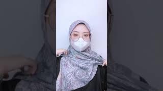 Tutorial Hijab Segiempat Simpel#tipshijab #tutorialhijabsegiempat #ootdhijab