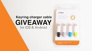 Urbo keyring charger cable for iOS & Android + Giveaway