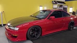 Tint Man FL Inc. Hand Cut and Installed Xpel XR Black Ceramic 35% on this 1996 Nissan 240SX