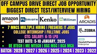 Amazon New Hiring | Biggest OFF Campus Drive 2028-2022 Batch | Latest Freshers Job | Multiple Hiring