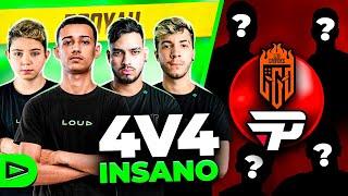 MUITAS FARPAS NO 4X4 APOSTADO vs LOS PAIN!! LOUD FREE FIRE