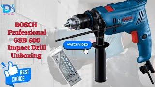 Unboxing Bosch Drill Machine 600W + Drill Bit Set | DSMEHUL