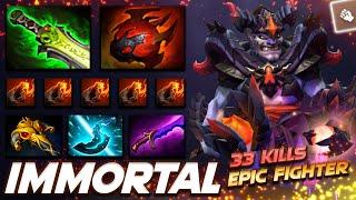 Lion Immortal 33 KILLS Epic Fighter - Dota 2 Pro Gameplay [Watch & Learn]