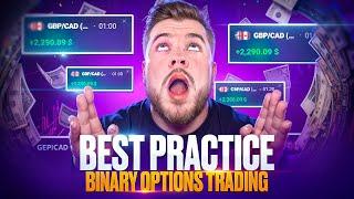 🟣 STRATEGY FOR TRADING BINARY OPTIONS: BEST PRACTICE | Binary Options Tutorial | Binary Options