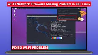 Wi-Fi Network Firmware Missing Problem in Kali Linux 2023.1 | 100% Working