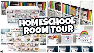 HOMESCHOOL ROOM MAKEOVER   Tour & Organization 2020-2021