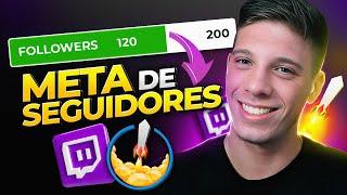 Como Criar e Colocar META de SEGUIDORES na Twitch GRÁTIS! Com Streamelements e OBS 2023