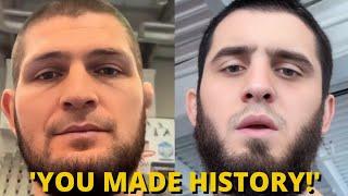 Khabib & Islam react to Magomed Ankalaev beating Alex Pereira at UFC 313