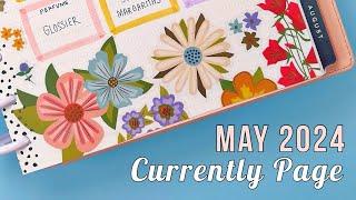 May 2024 Currently Page Plan With Me - Spring Market Sticker Book - Classic Happy Planner