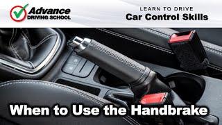 When To Use The Handbrake  |  Learn to drive: Car Control skills