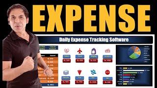 Automated EXPENSE TRACKER Software in Excel / Personal Finance DASHBOARD!