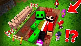 Who Buried Two Heads GIGANT JJ and Mikey ALIVE in Minecraft Challenge - Maizen