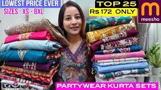 Meesho Must Have Kurti/Kurta Set/Afghan Kurta Set/Cord Set/Anarkali Kurti Haul Starting 172 #meesho