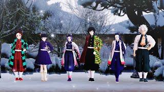 MMD x Demon Slayer - Jingle Bell Rock  ( MOTION DL ) - #mmd