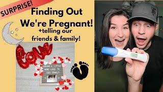 WE'RE PREGNANT!! FINDING OUT + REACTIONS OF FRIENDS + FAMILY