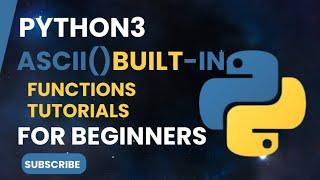 Unlock Python's Hidden Gem: Master the ascii Function in Minutes!