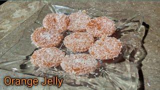 Easy no bake Orange jelly recipe by ims corner || Home made Orange candy