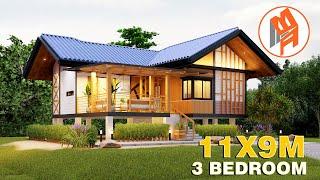 Elevated House Design - Modern FARM HOUSE 3 Bedroom - 85SQM.